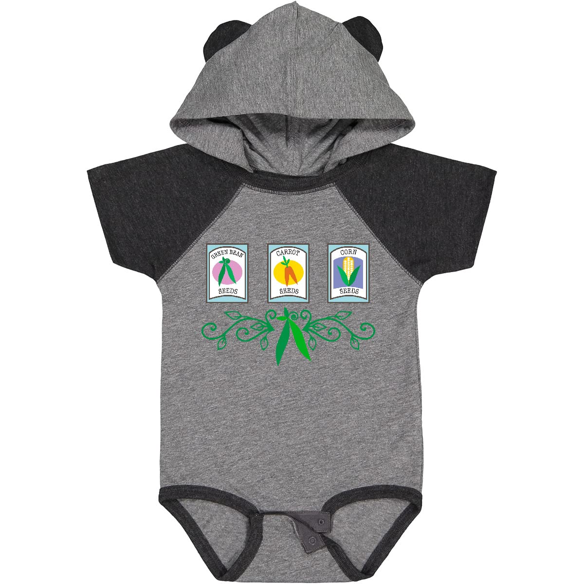Inktastic Gardener Vegetable Gardening Baby Bodysuit - Organic Cotton Cute Gardening Outfit for Infants & Toddlers - Perfect for Planting, Outdoor Play & Family Garden Activities