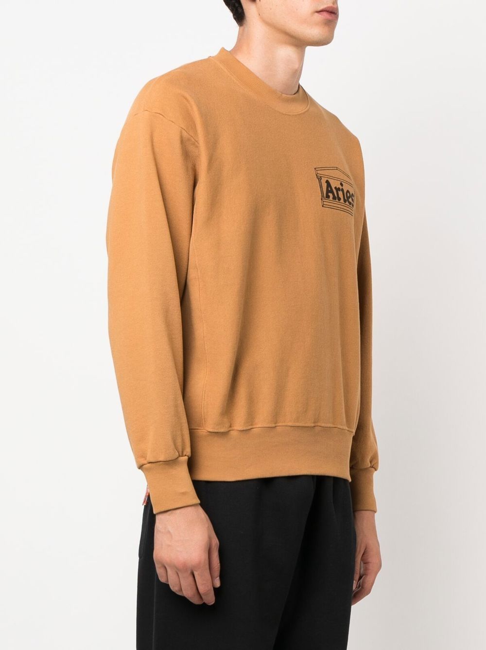 Aries Sweaters for Women - Soft Camel Color Knit Pullover - Cozy Winter Fashion for Casual Wear & Office Outfits