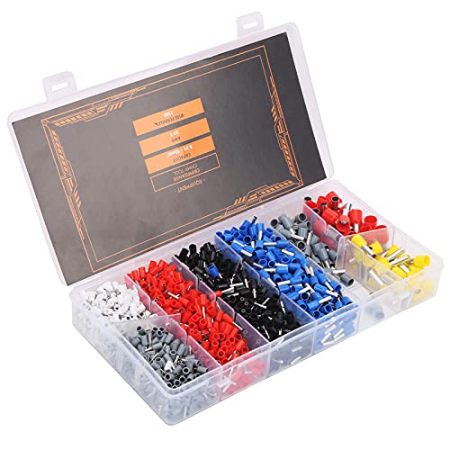 Premium Wire Terminals Kit - Durable Crimp Wire Connectors for Secure Cable & Wire Rope Connections | Easy Installation | Ideal for Automotive, Marine & Electrical Projects