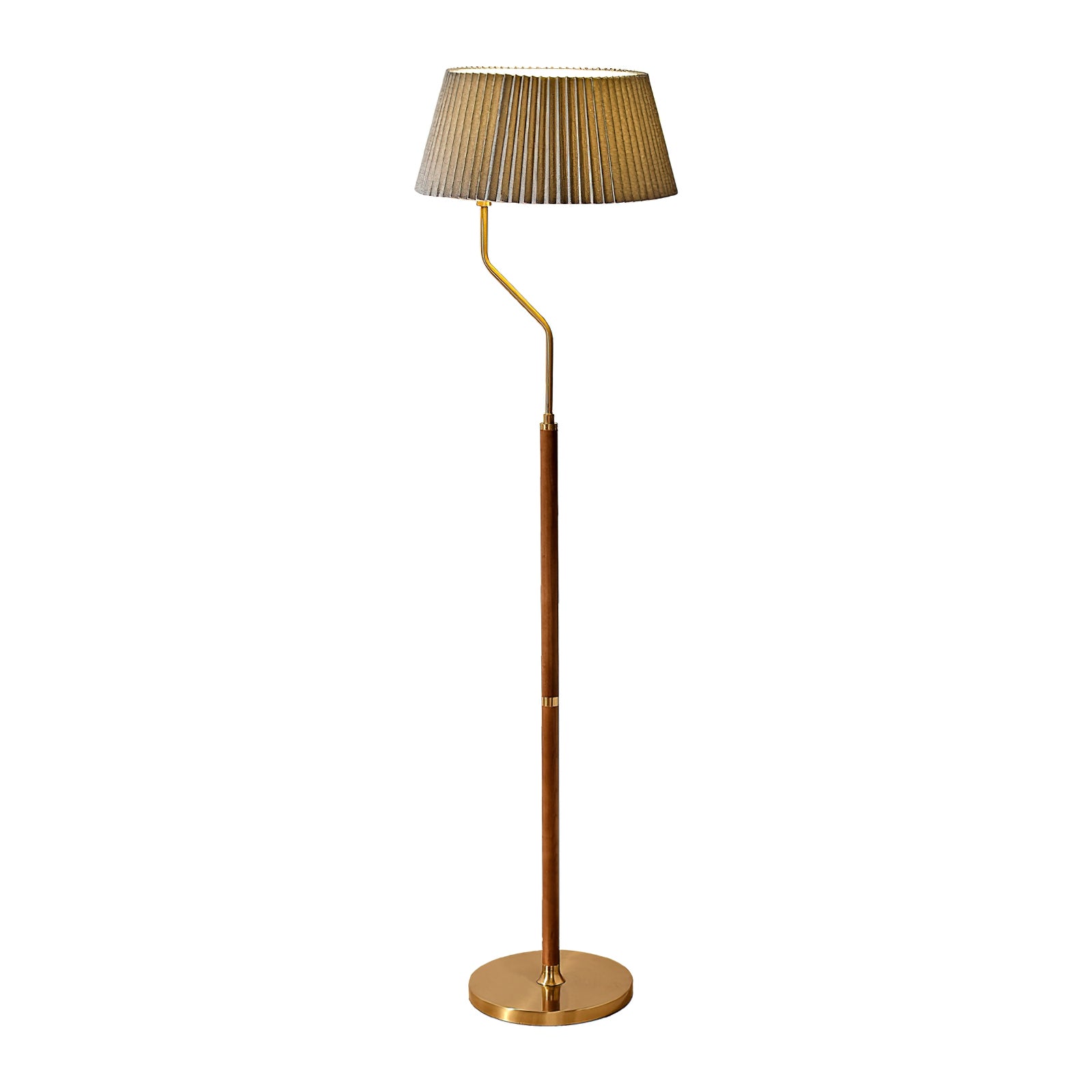 Bergboms Modern Floor Lamp with Adjustable Height - Bright LED Standing Light for Living Room, Bedroom & Office - Perfect for Reading, Working & Relaxing