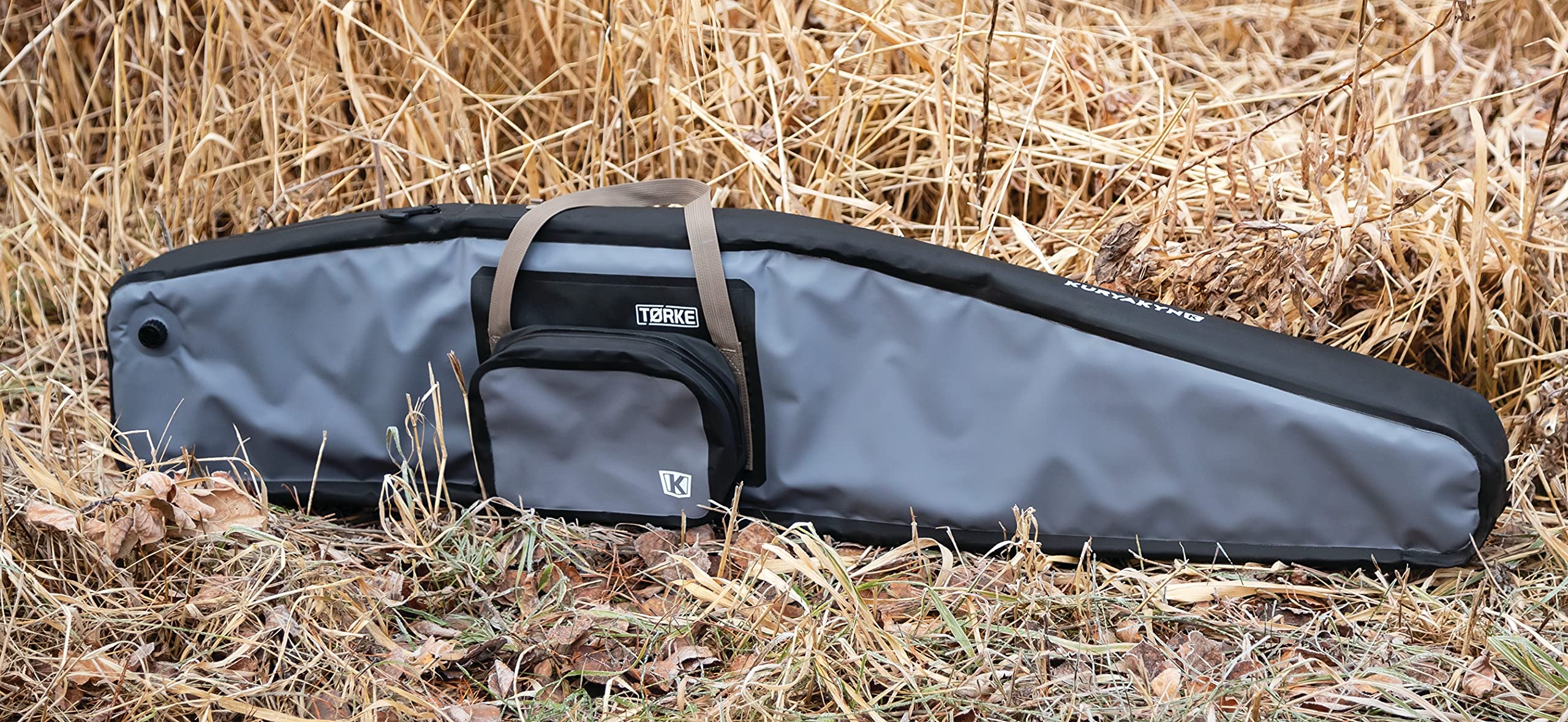 Kuryakyn 5178 Torke Dry Rifle Bag Plus - Waterproof Gun Case with Plush Padding for Firearm Protection | Hunting, Shooting Range & Outdoor Adventures (Black)