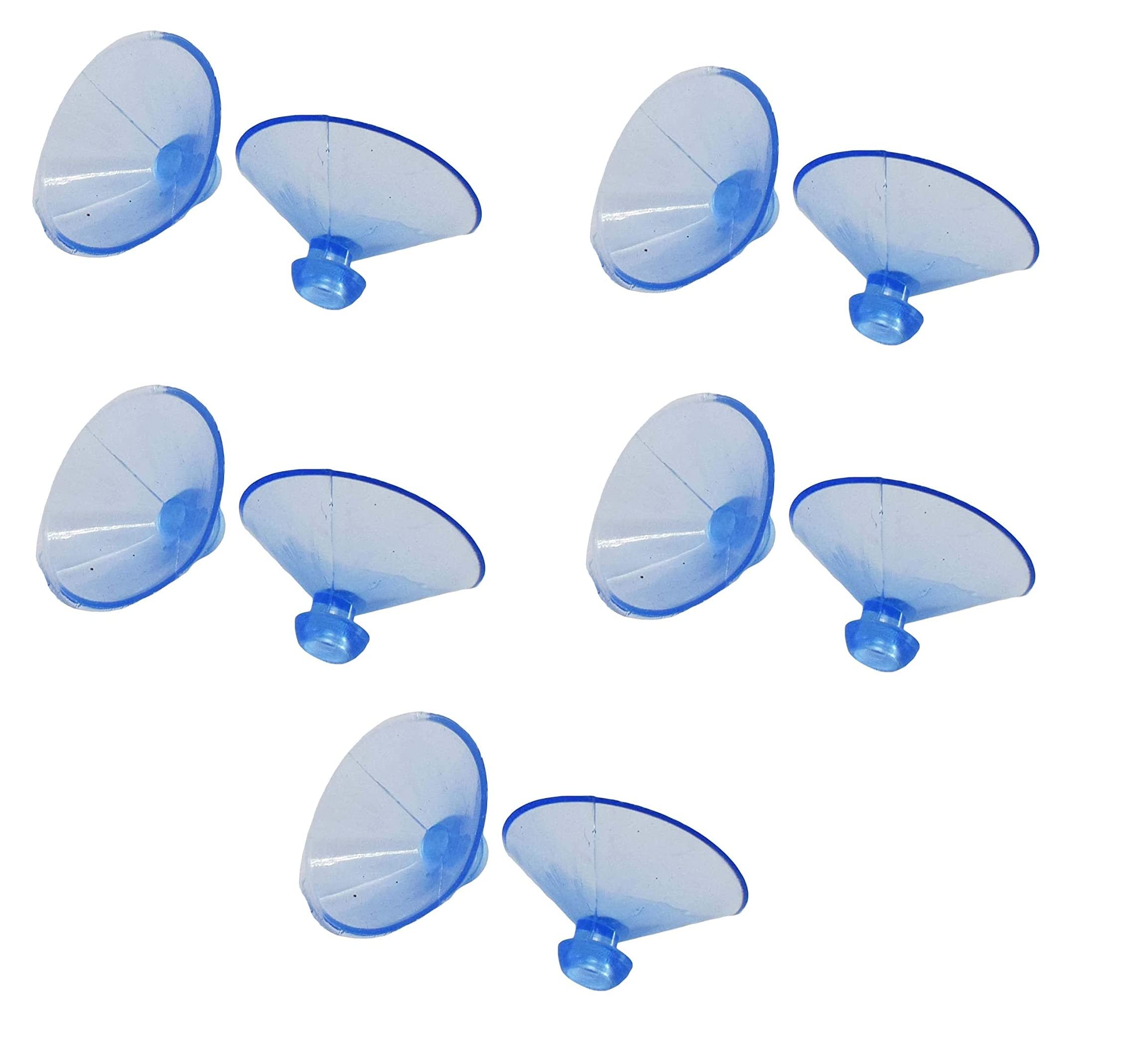 RAB Glass Shelf Button Suction Cup - 10 Pack Strong Vacuum Suction Hooks for Bathroom, Kitchen, Office Organization - Perfect for Hanging Towels, Utensils, Decor & More