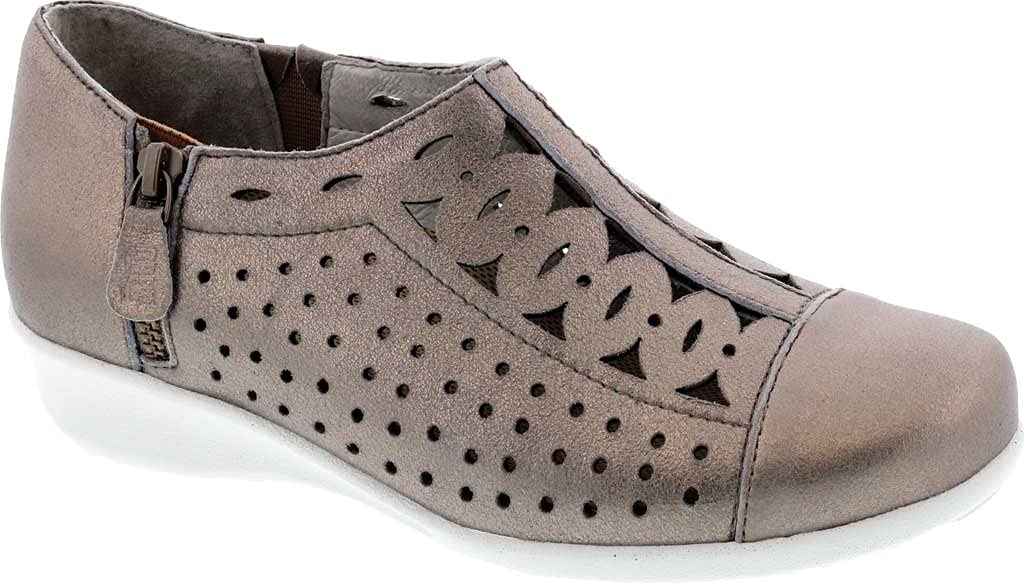 Drew Shoe Metro Women's Therapeutic Diabetic Extra Depth Walking Shoes with Leather Upper & Side Zipper - Comfortable Footwear for Diabetes, Swollen Feet & Daily Wear