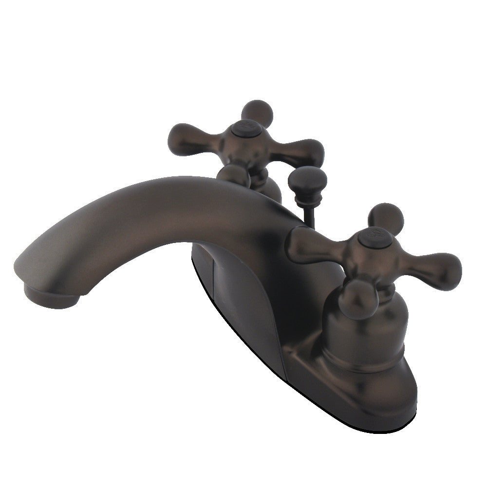 Kingston Brass KB7648AX 4-Inch Centerset Bathroom Faucet - Chrome Finish, Single Handle, Water-Saving Design for Bathroom Sink or Vanity