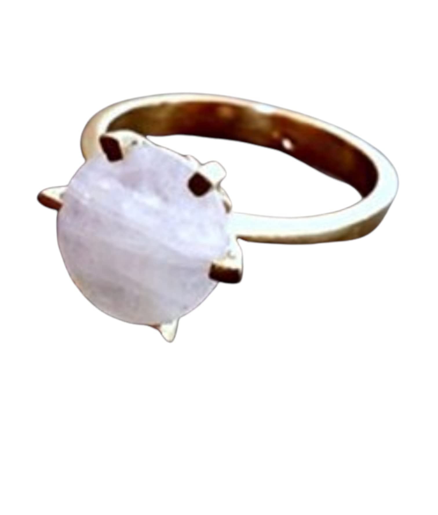 Natural Moonstone Ring - 14K Gold Filled Gemstone Ring for Women, White Moonstone Bridal Ring, Elegant Wedding Gift for Her | Perfect for Engagement, Anniversary, and Special Occasions