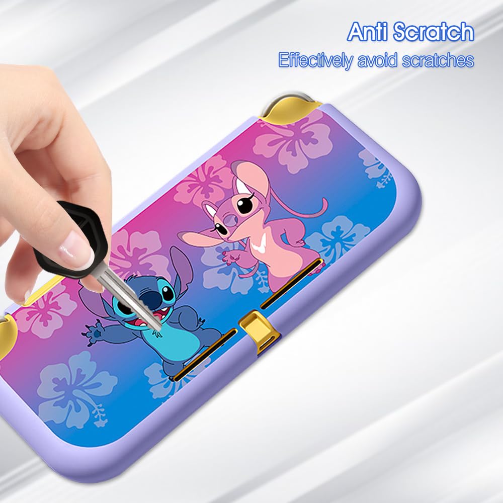 PERFECTSIGHT Nintendo Switch Lite Protective Case - Soft TPU Slim Cover for Kids & Girls, Cute Cartoon Shell for NS Switch Lite - Perfect for Travel, Gaming & Daily Protection