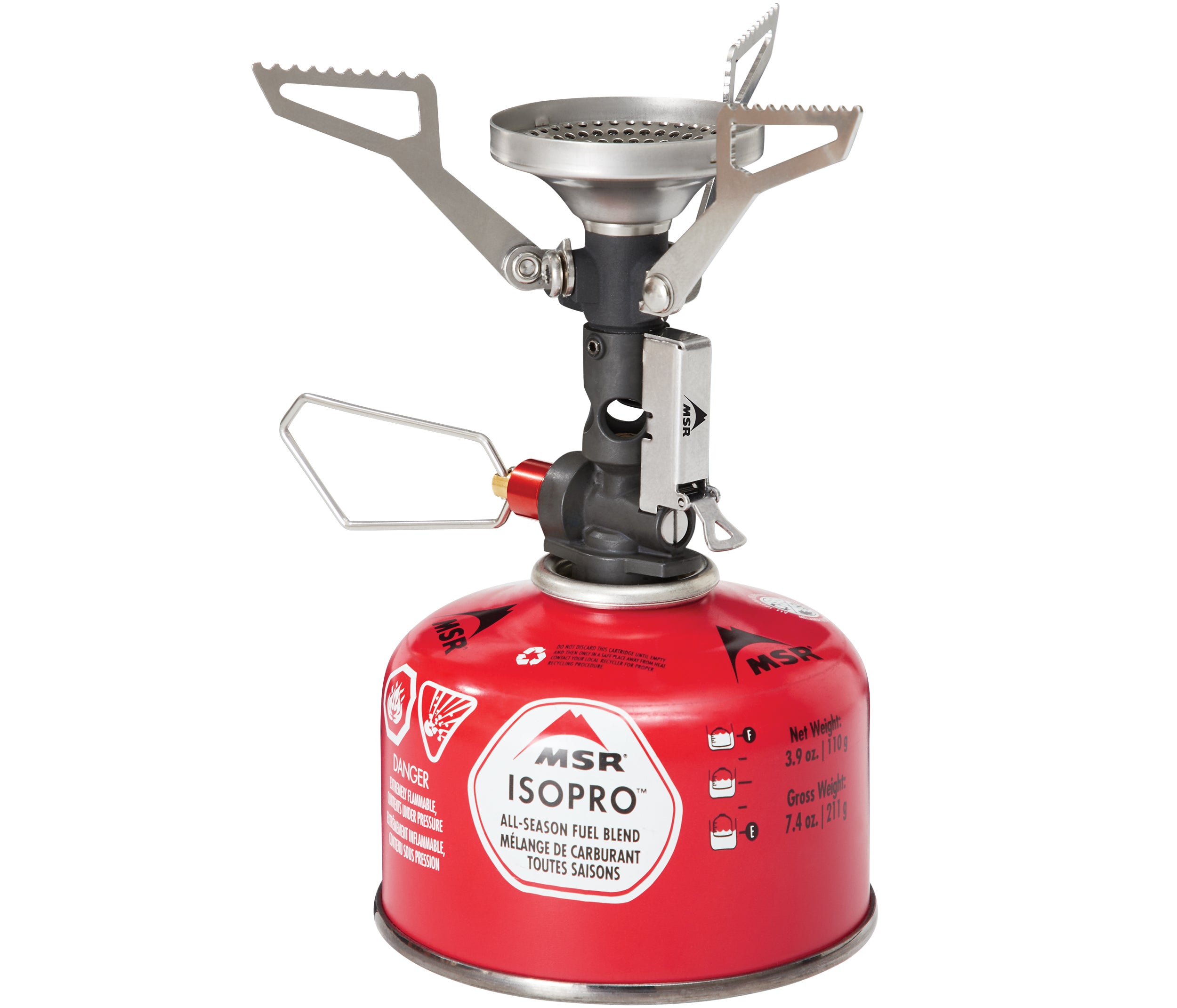 MSR Pocket Rocket Deluxe Ultralight Backpacking Stove - Compact Camping Gas Burner for Hiking, Backpacking & Outdoor Adventures - Perfect for Boiling Water & Cooking Meals on the Go