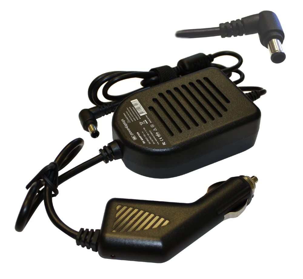 Universal 90W Laptop Car Charger for Sharp Actius A280 - DC Power Adapter with LED Indicator | Perfect for Travel, Business & On-the-Go Charging