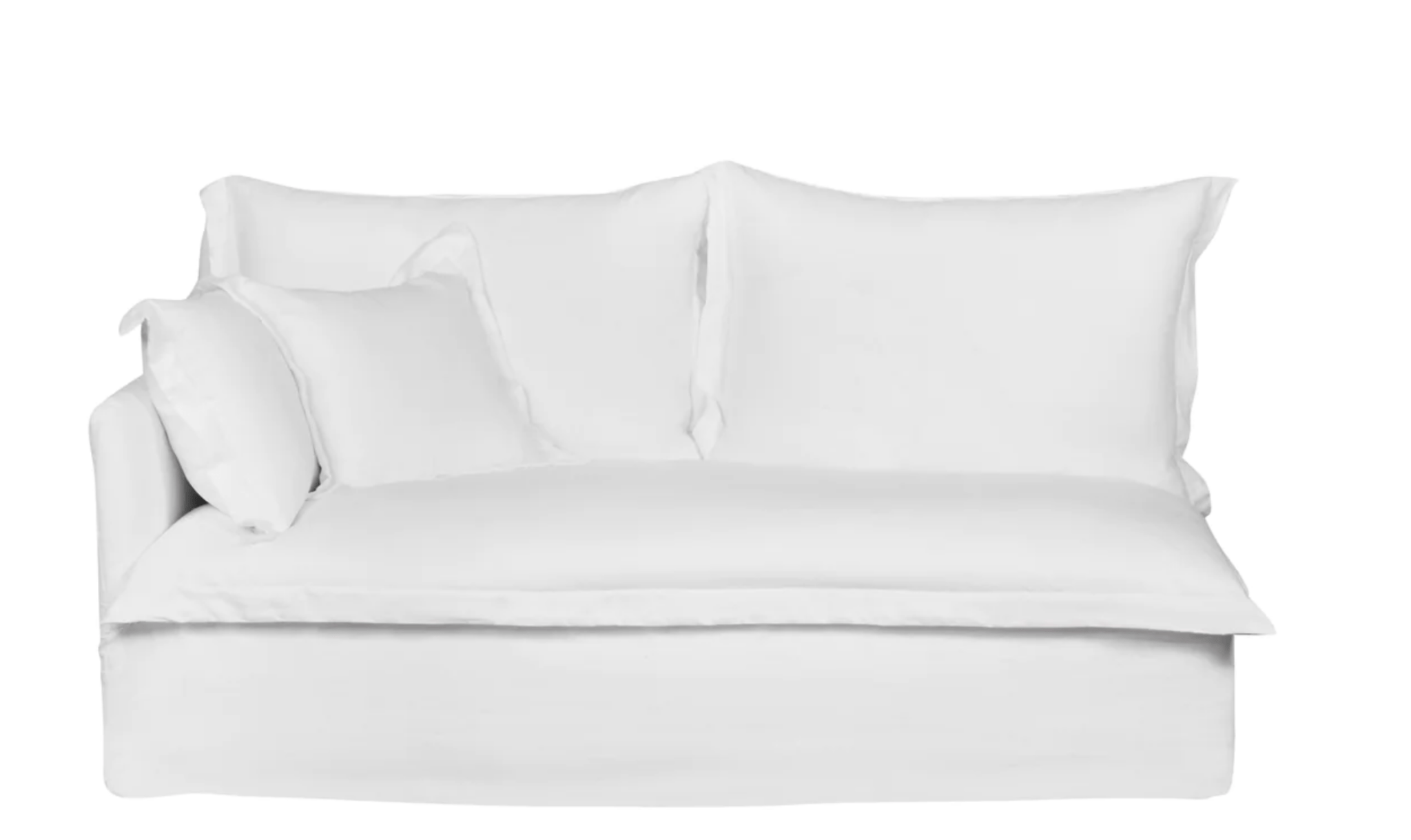 St. Lucia 3-Piece Slipcovered Sectional Sofa Set with LAF Technology - Perfect for Living Room, Family Room & Home Theater Comfort
