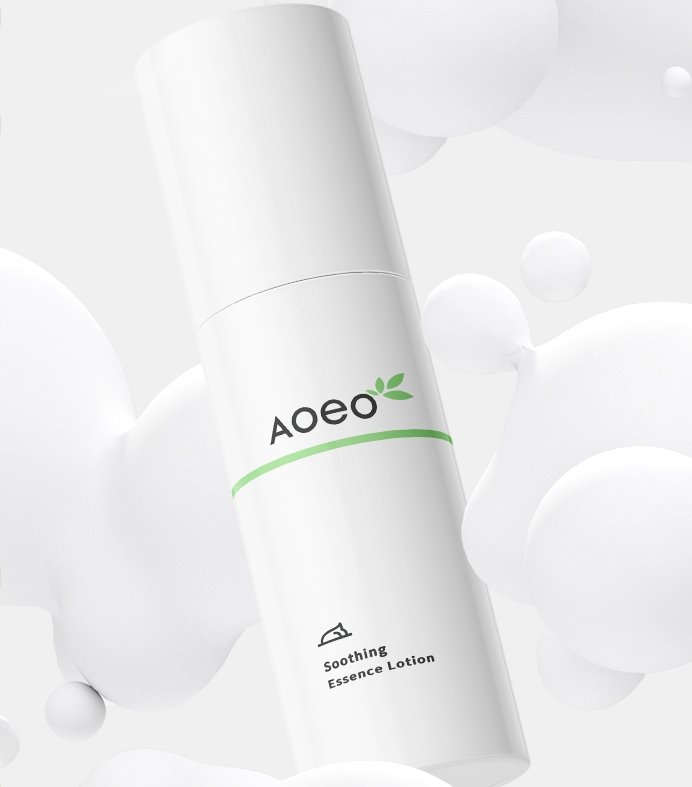 AOEO Plant Extract Soothing Essence Lotion - Hydrating Facial Moisturizer for Sensitive Skin | Daily Skincare Routine & Post-Sun Care