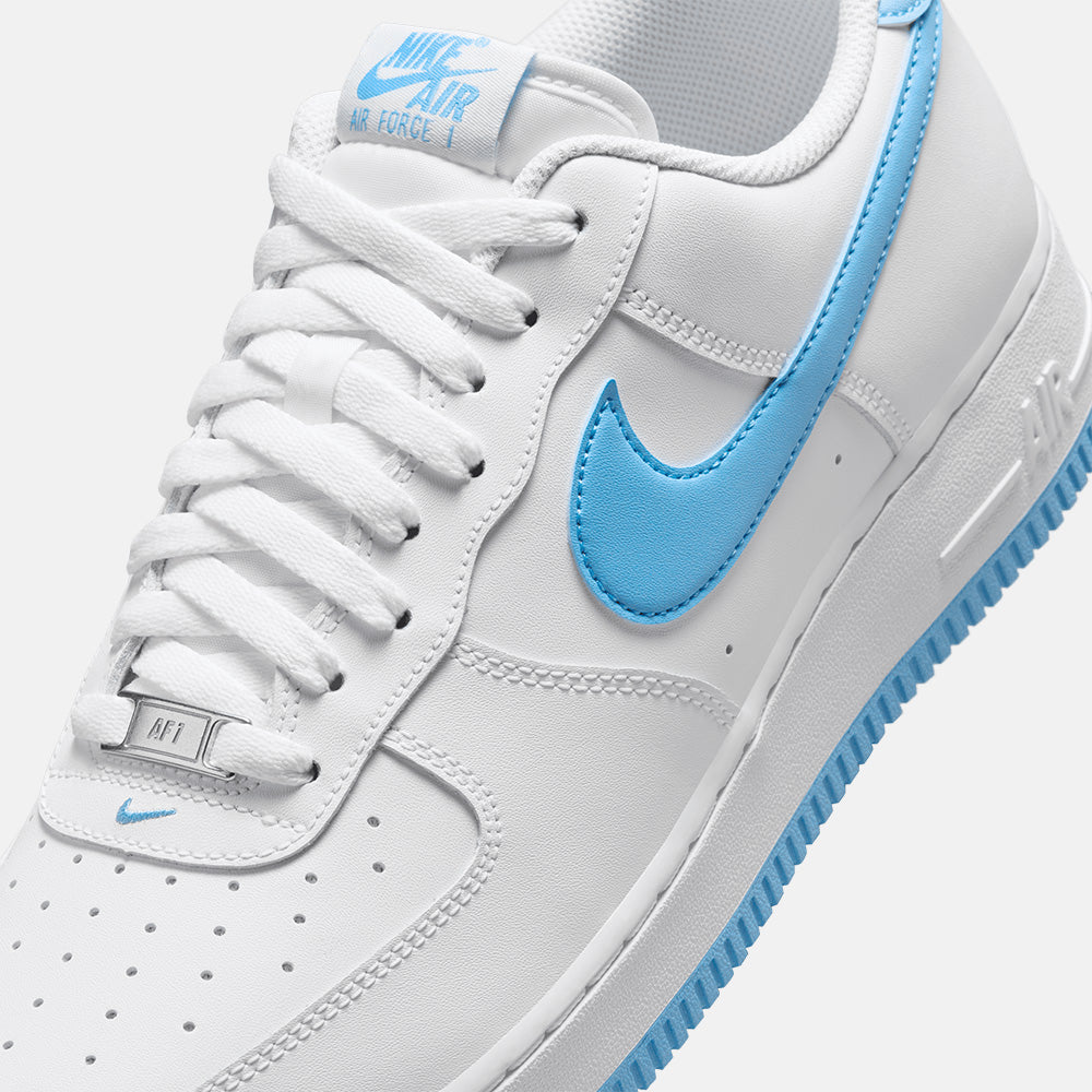 Nike Men's Air Force 1 '07 Sneakers - White/Black Basketball Shoes for Men - Comfortable Casual & Athletic Wear for Street Style, Gym & Everyday Use