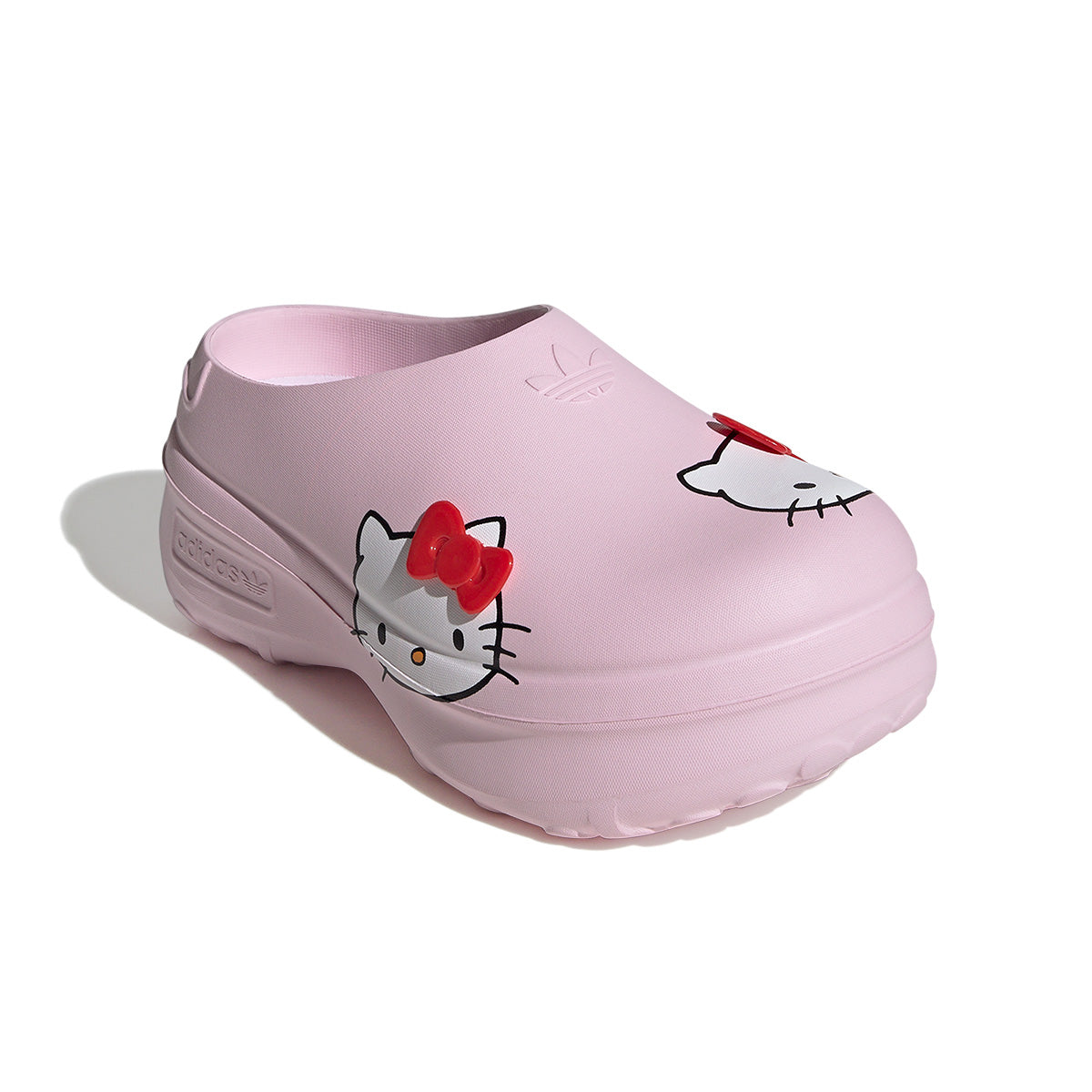 Hello Kitty Women's Adifom Mule Slides - Clear Pink Comfortable House Slippers for Women, Girls | Perfect for Home, Lounge, Dorm & Indoor Use