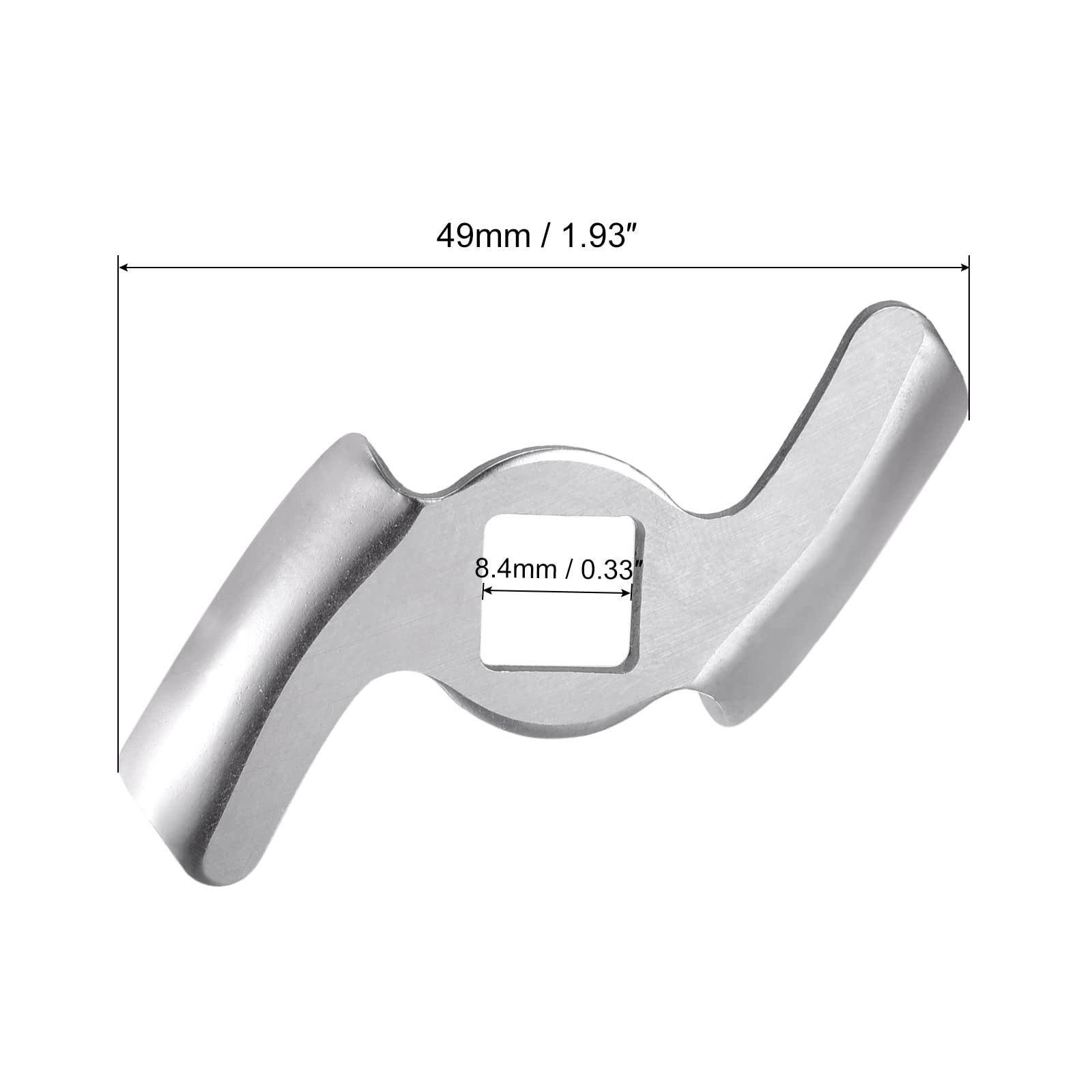 Premium 49mm Stainless Steel Meat Grinder Replacement Blades (Pack of 4) - Durable Cutter Knives for Home Kitchen & Commercial Use - Perfect for Grinding Beef, Pork, Chicken & More