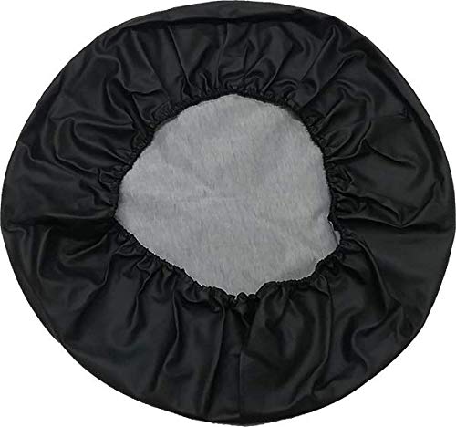 31 Inch Black Tire Cover with American Bald Eagle & US Coast Guard Design - Durable Life Preserver for Boats, RVs, and Off-Road Adventures