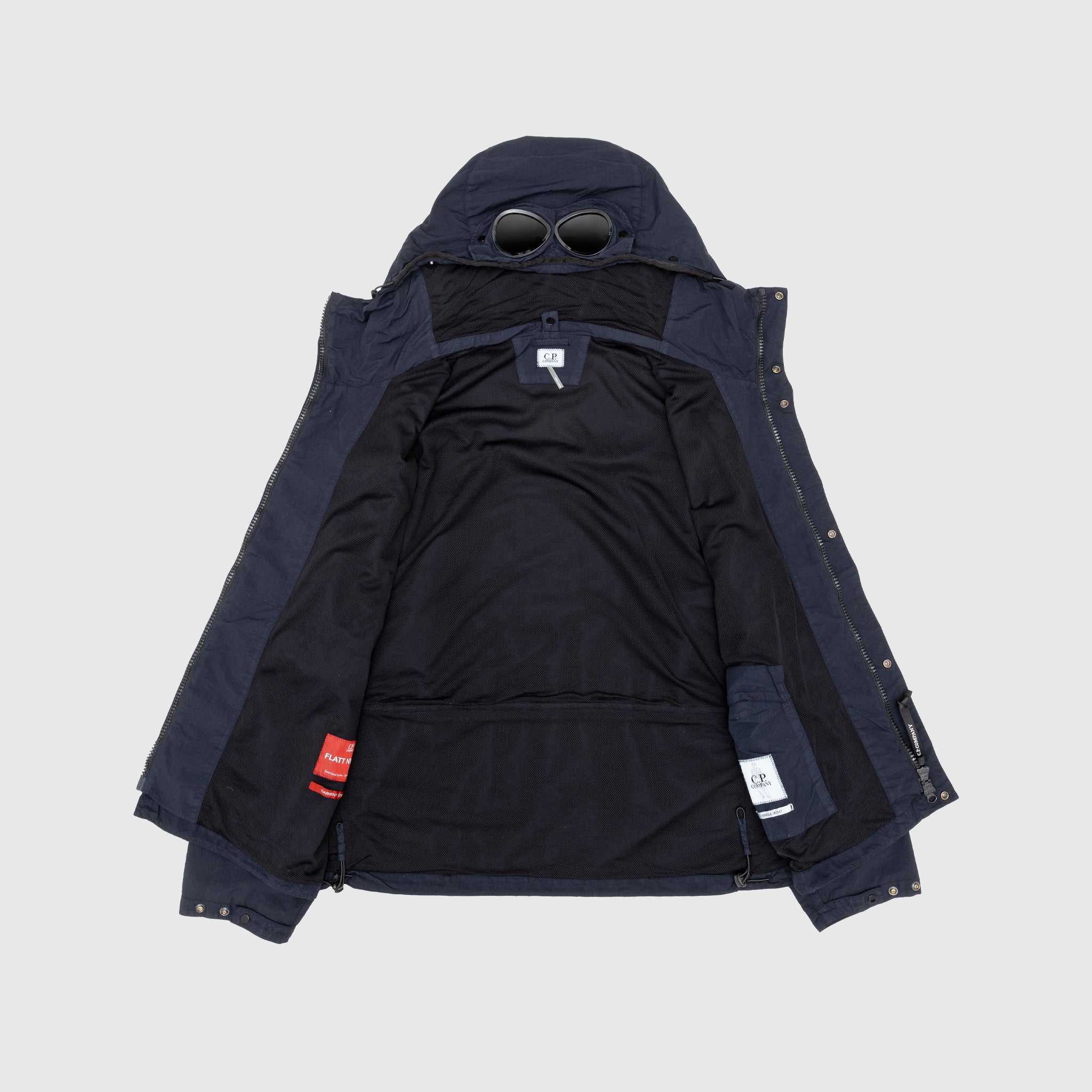 FLAT NYLON GOGGLE JACKET - Waterproof Windbreaker for Outdoor Sports & Motorcycle Riding - Perfect for Cycling, Running, and Winter Activities