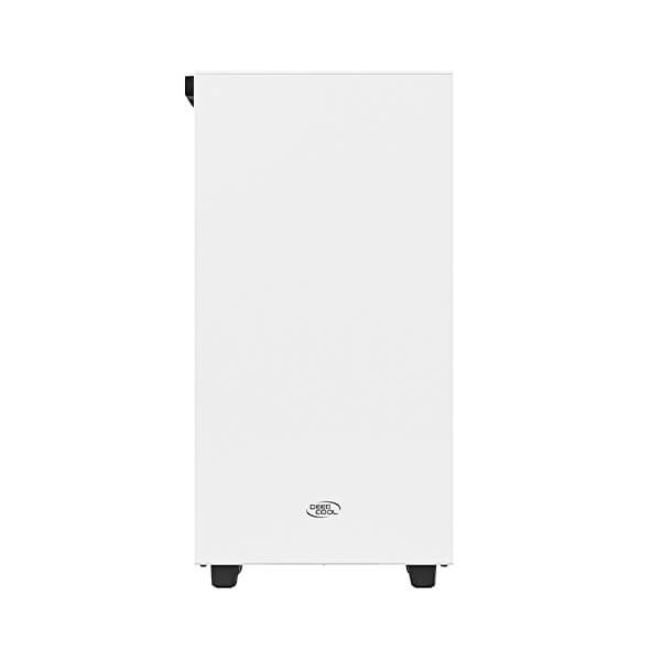 Deepcool MACUBE 110 mATX Mid Tower Computer Case - Tempered Glass Side Panel, White | Compact Gaming PC Build, Home Office & Workstation Setup
