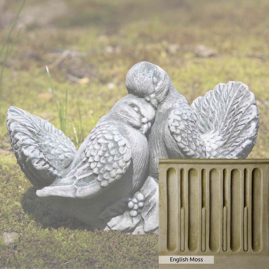 Campania International Dove Small Pair Garden Statue - Elegant Outdoor Decor for Patio, Yard & Garden - Perfect for Wedding, Anniversary & Home Decoration Gifts