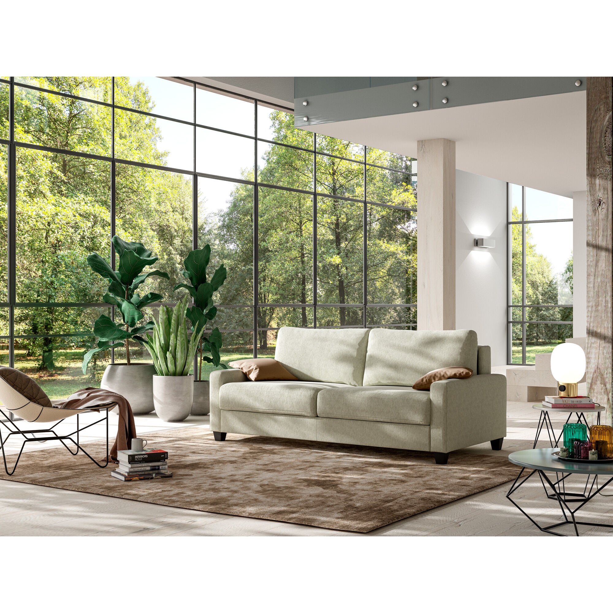Nico Sleeper Sofa - Convertible Sofa Bed for Small Spaces, Comfortable and Space-Saving - Perfect for Guest Rooms, Apartments, and Home Offices