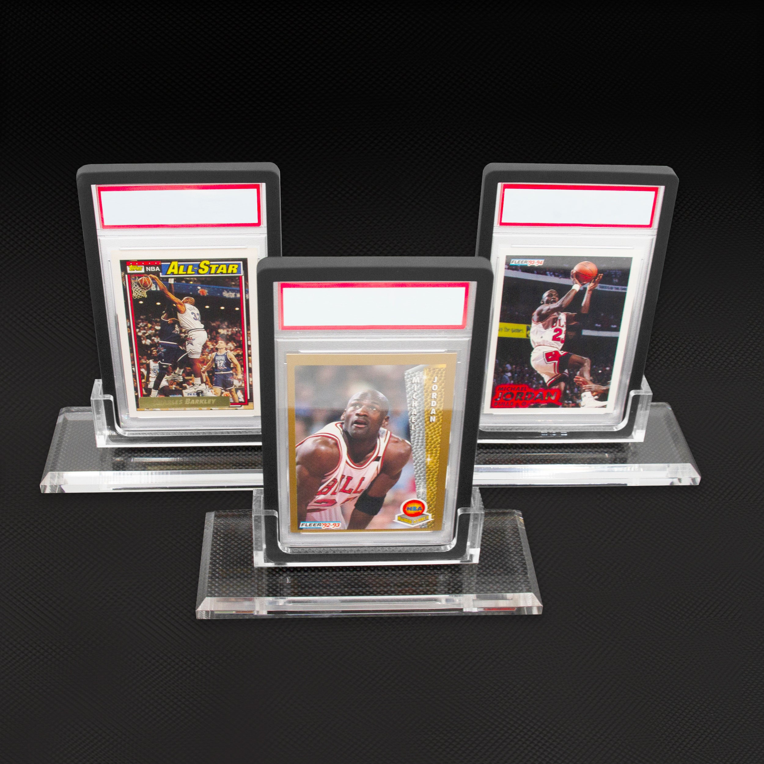 Professional Graded Card Display Stands - 3 Pack PSA/BGS/SGC/CGC Compatible Card Holder with Base - Perfect for Sports Card Collectors & Trading Card Game (TCG) Displays