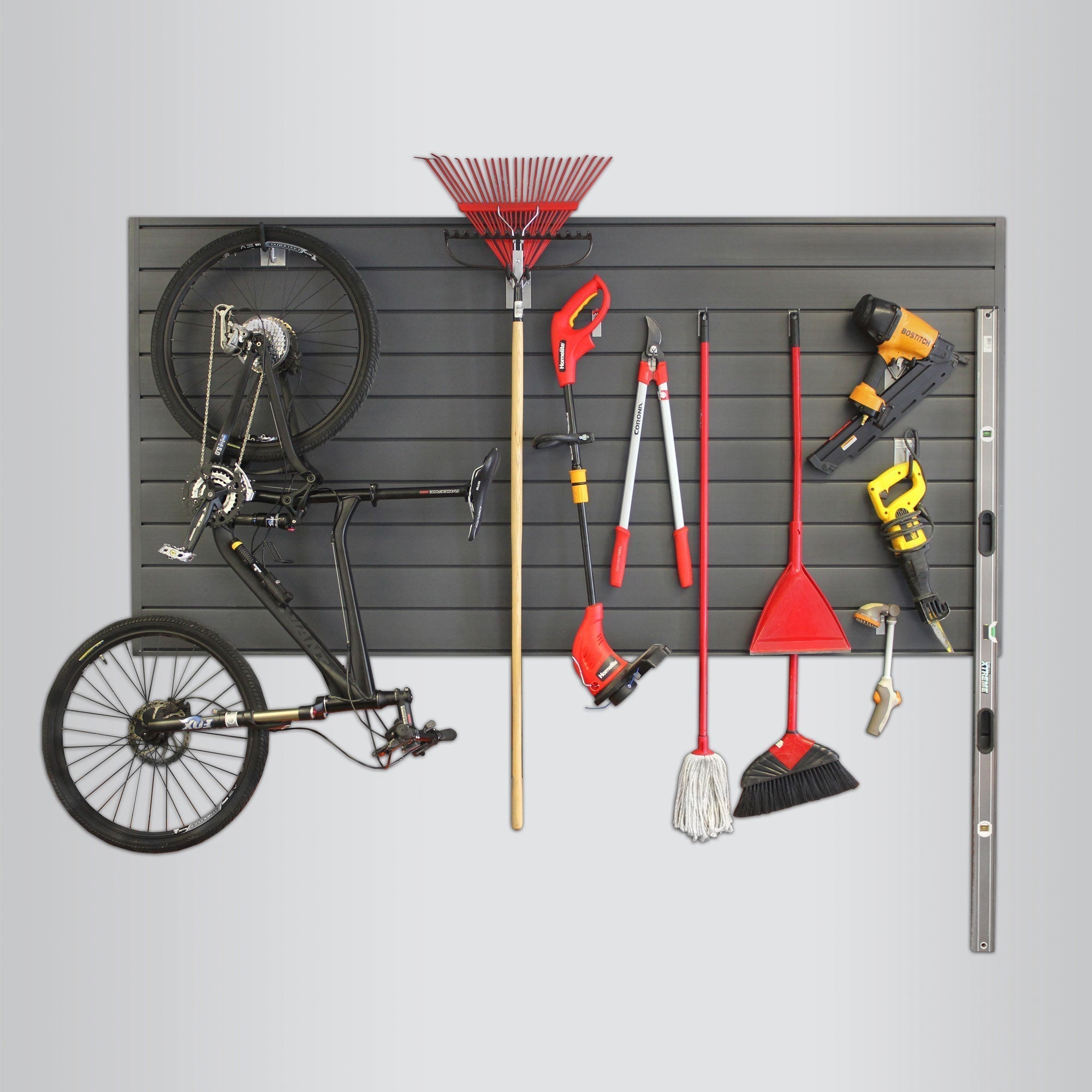 4 ft. x 8 ft. PVC Slatwall Panel - 4 Pack (128 sq ft) - Retail Store Display, Garage Organization & Wall Storage Solution