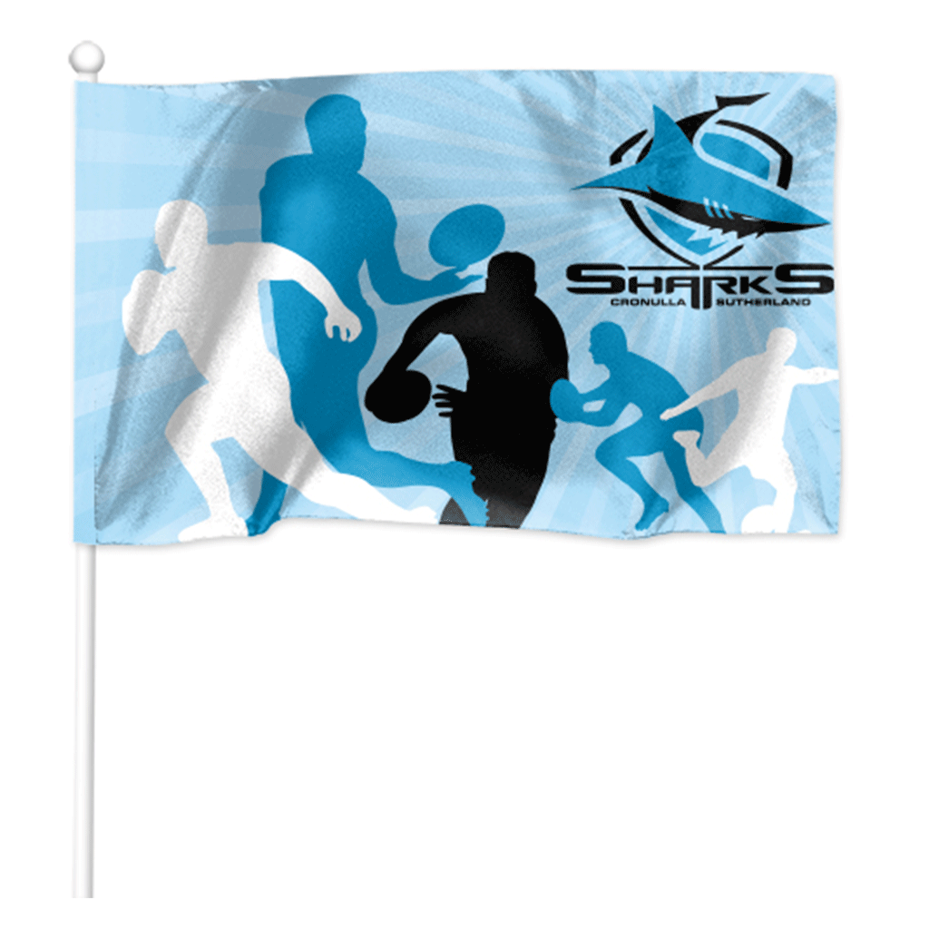 Official Cronulla Sharks Kids Flag - Team Spirit Banner for Boys & Girls - Perfect for Game Day, Bedroom Decor & Fan Parties