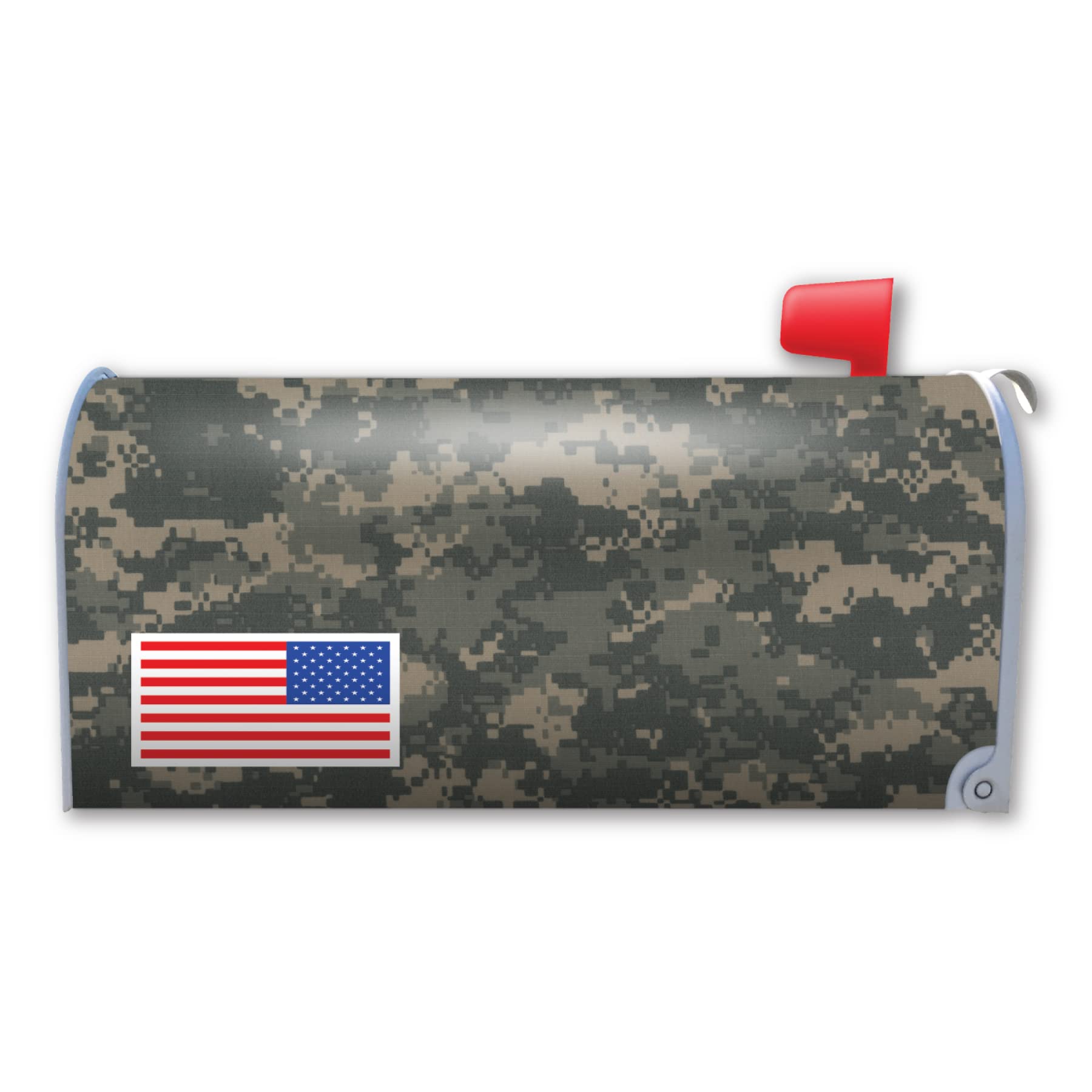 Camouflage American Flag Mailbox Cover Magnet - 18.375