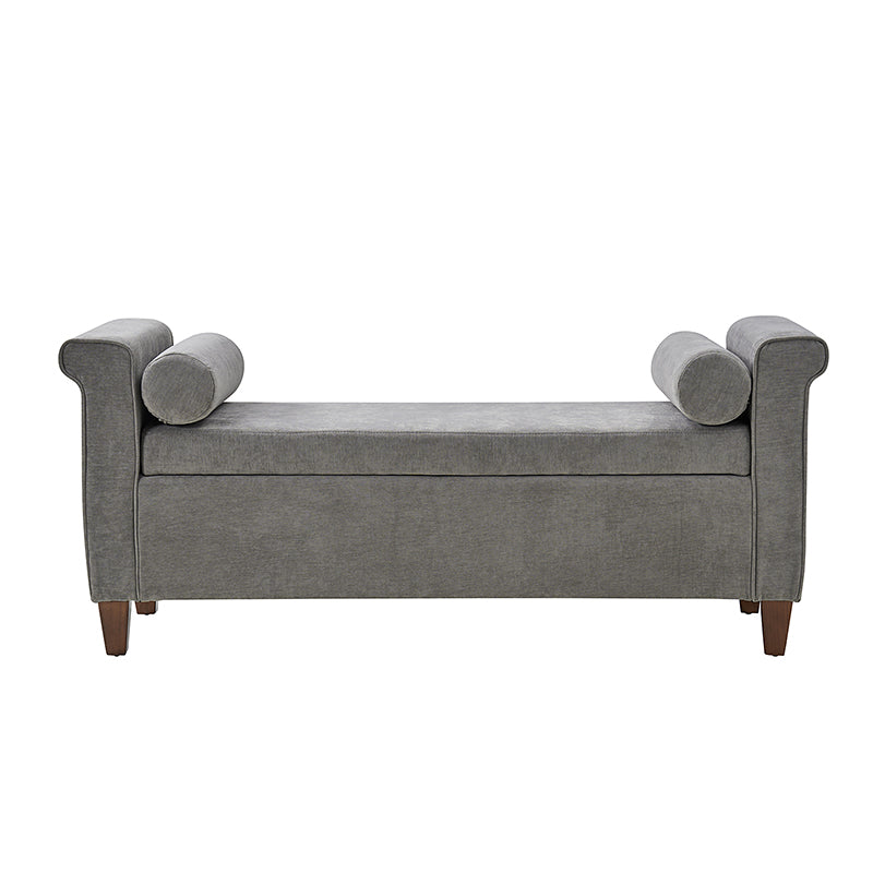 Gabino Traditional Style Storage Bench - Multipurpose Entryway, Living Room, Bedroom Seat with Storage - Perfect for Home Decor & Organization
