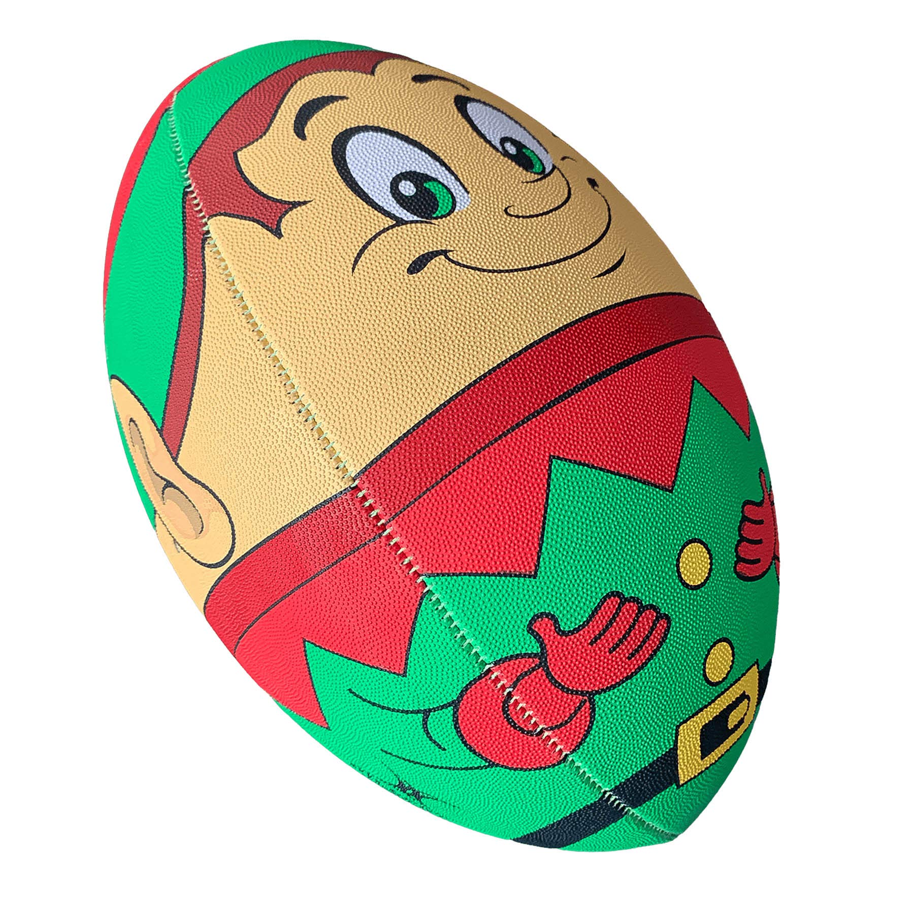 Gilbert Elf Rugby Ball - Official Size 3 Training Rugby Ball for Kids & Youth - Perfect for Rugby Practice, Games, and School Sports