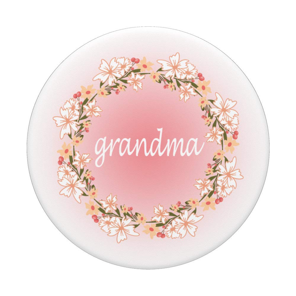 Floral PopSockets Grip and Stand for Phones & Tablets - Christmas Gifts for Grandma, Women, Perfect for Travel, Selfies & Everyday Use