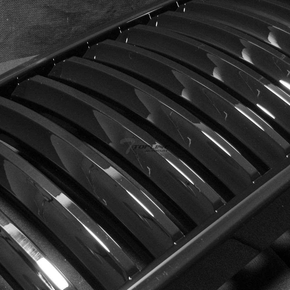 1999-2002 Chevy Silverado 1500 2500 & 2000-2006 Tahoe Suburban Gloss Black Vertical Front Bumper Grille - Replacement Grill for Enhanced Style & Protection - Perfect for Off-Roading, Car Shows & Daily Driving