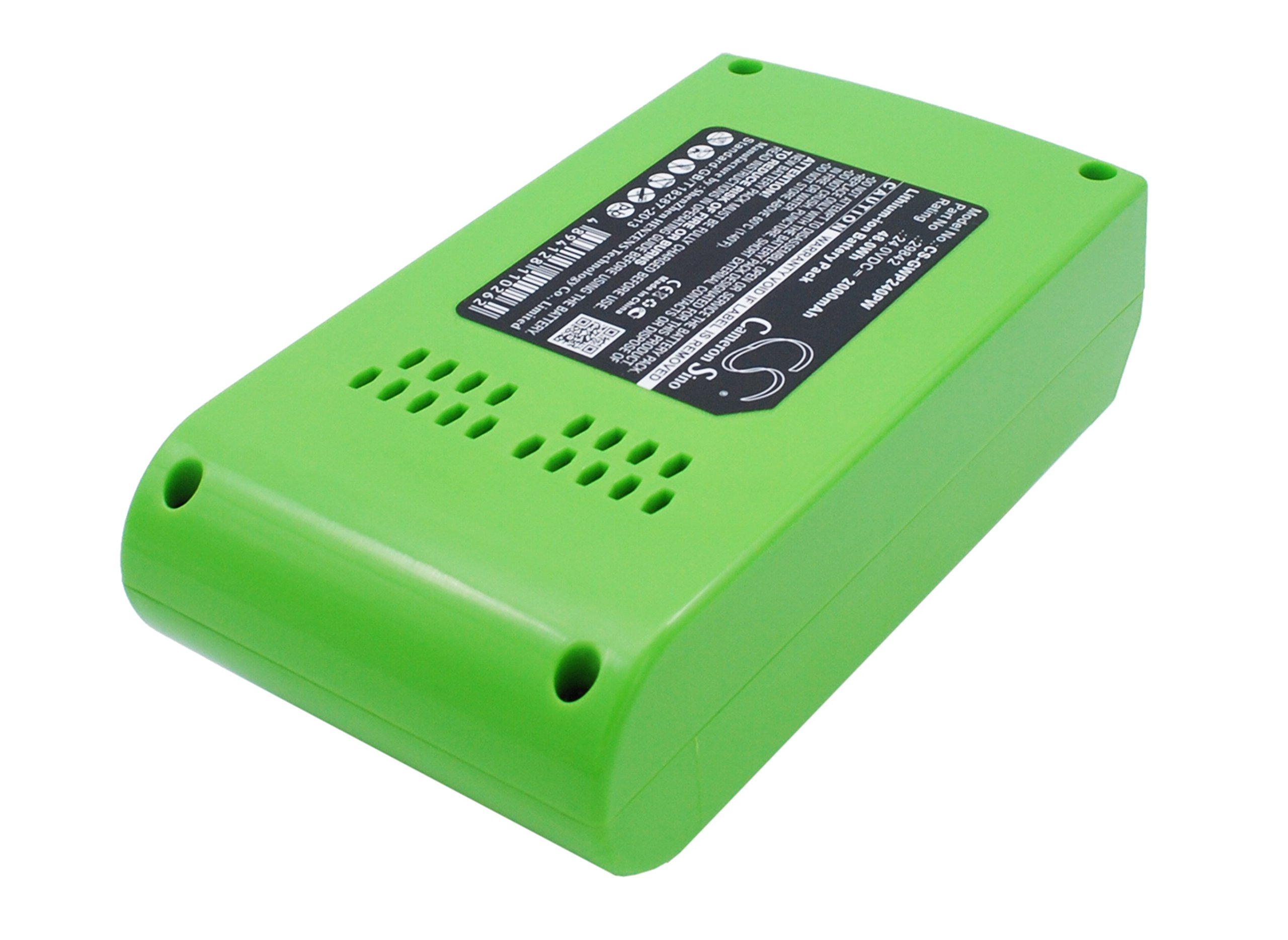 GreenWorks 24V Replacement Battery for 20-Inch & 22-Inch Cordless Pole Hedge Trimmers (Model 24352, G24, G-24) - Perfect for Landscaping, Garden Maintenance & Outdoor Power Tools