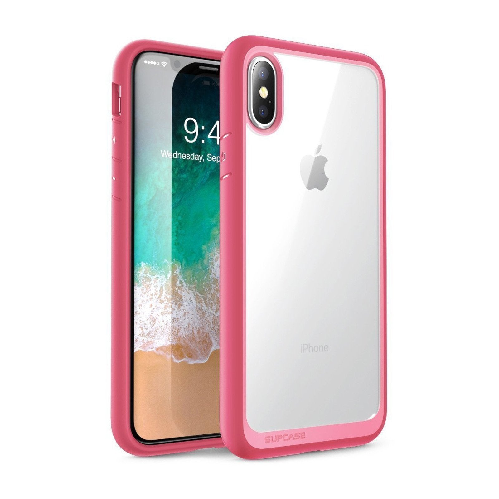 iPhone XS Max Unicorn Beetle Style Slim Clear Protective Case - Pink | Shockproof & Scratch Resistant Cover for Women & Girls | Perfect for Everyday Use, Work & Travel