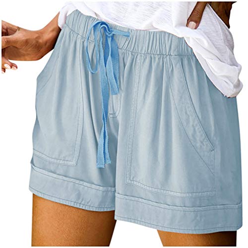 Women's Summer Shorts with Pockets - Comfy Casual Beach & Pajama Shorts