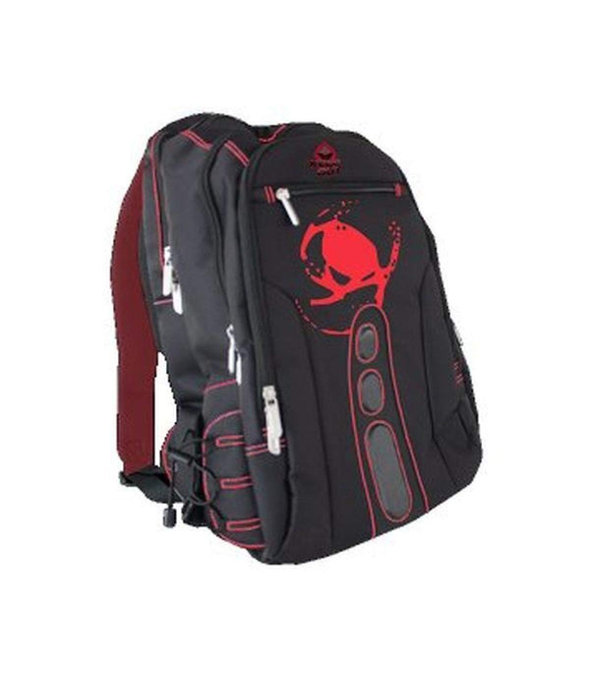 Red Gaming Laptop Backpack for 15.6 Inch Computers - Durable Waterproof Travel & School Backpack for Gamers, Students & Professionals