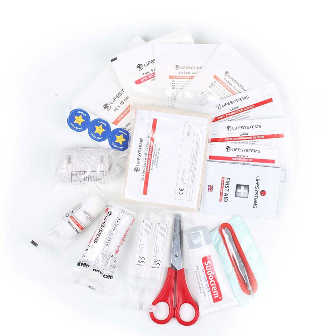 Littlelife Mini First Aid Kit - Compact Emergency Medical Supplies for Kids, Travel, Hiking & Outdoor Adventures | Essential Safety Kit for Home, Car & Camping