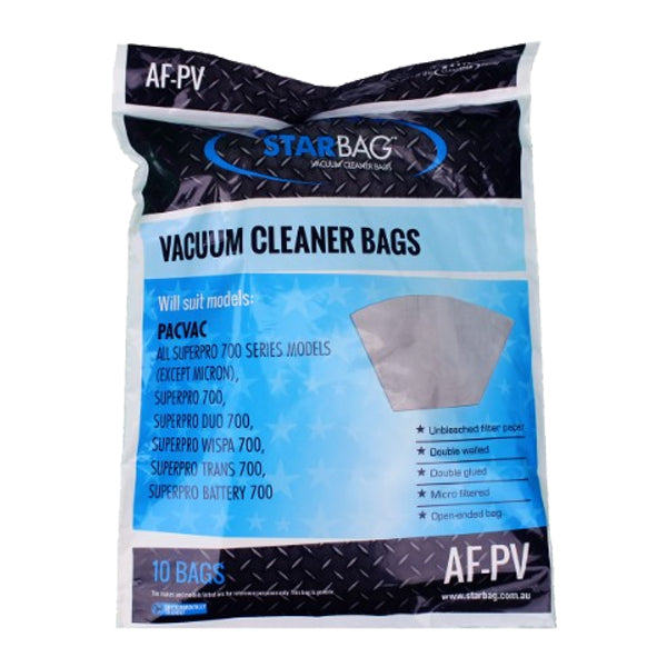 Starbag AF PV Paper Vacuum Cleaner Bags - Premium Replacement Bags for Efficient Dust Collection - Perfect for Home Cleaning & Pet Hair Removal