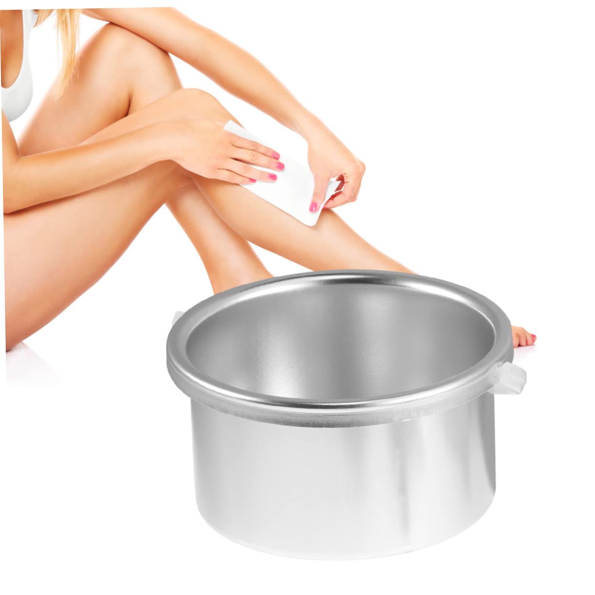Electric Wax Warmer for Hair Removal - Portable Wax Heater Pot with Removable Inner Cup for Salon & Home Spa Use - Perfect for Eyebrows, Legs, Bikini Line & Facial Hair Removal