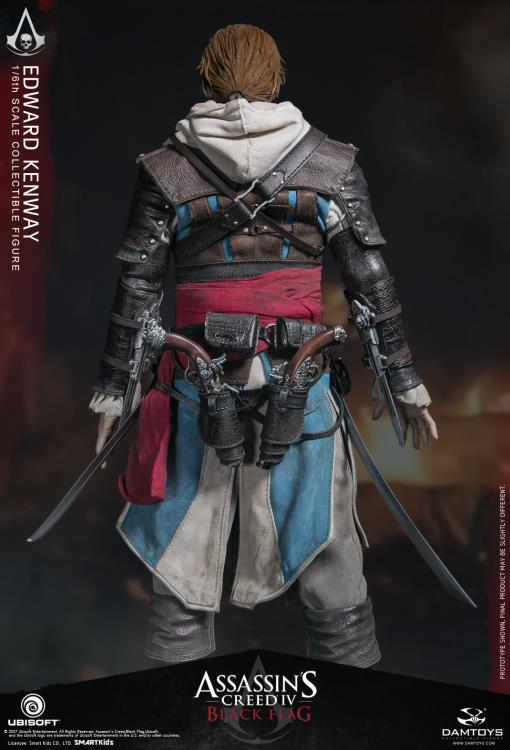 1/6 Scale Edward Kenway Figure from Assassin's Creed IV Black Flag - DMS003 Collectible Action Figure by Damtoys | Perfect for Gaming Fans, Collectors & Display in Home/Office