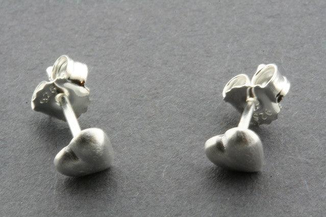 Miniature Love Heart Stud Earrings - 14K Gold Plated Tiny Heart Studs for Women - Perfect for Valentine's Day, Anniversary & Everyday Wear
