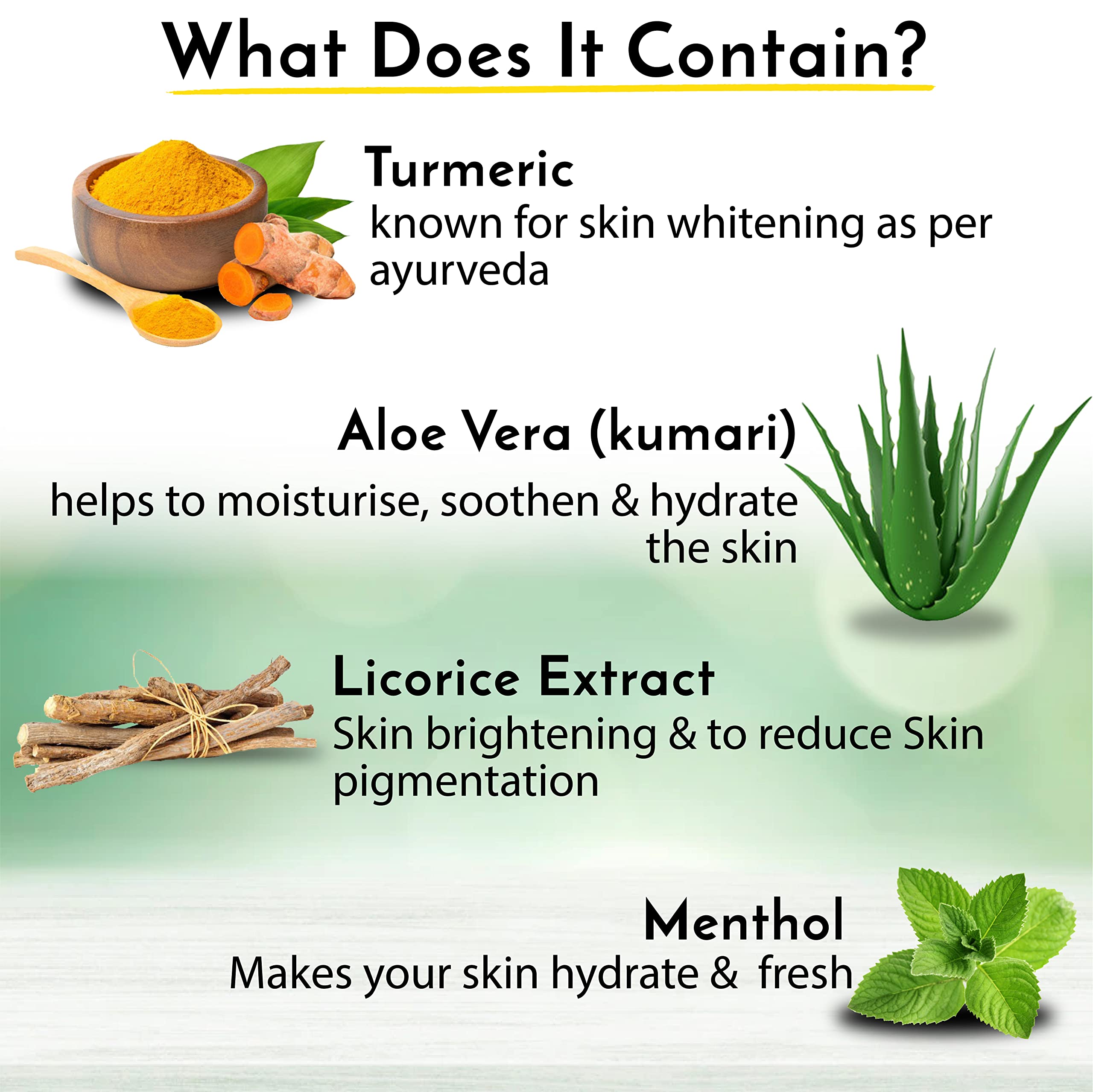 Muuchstac Herbal Skin Lightening Foam Face Wash for Men - Enriched with Turmeric (Haldi) & Aloe Vera Extracts for Brightening & Nourishment - 100ml - Perfect for Daily Skincare Routine & Acne-Prone Skin