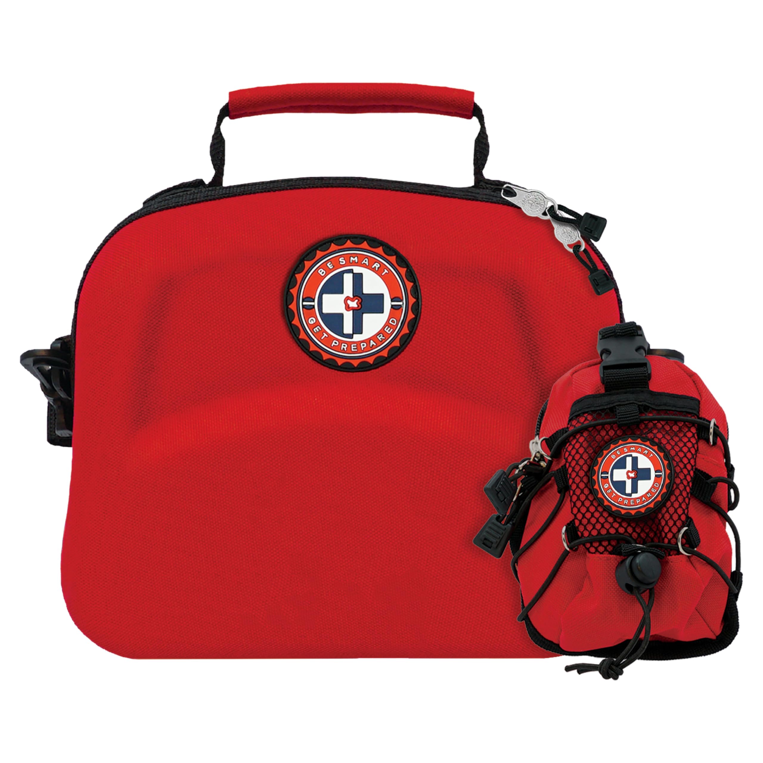 398pc Emergency First Aid Kit with Mini Kit - for Home, Car & Outdoor Safety