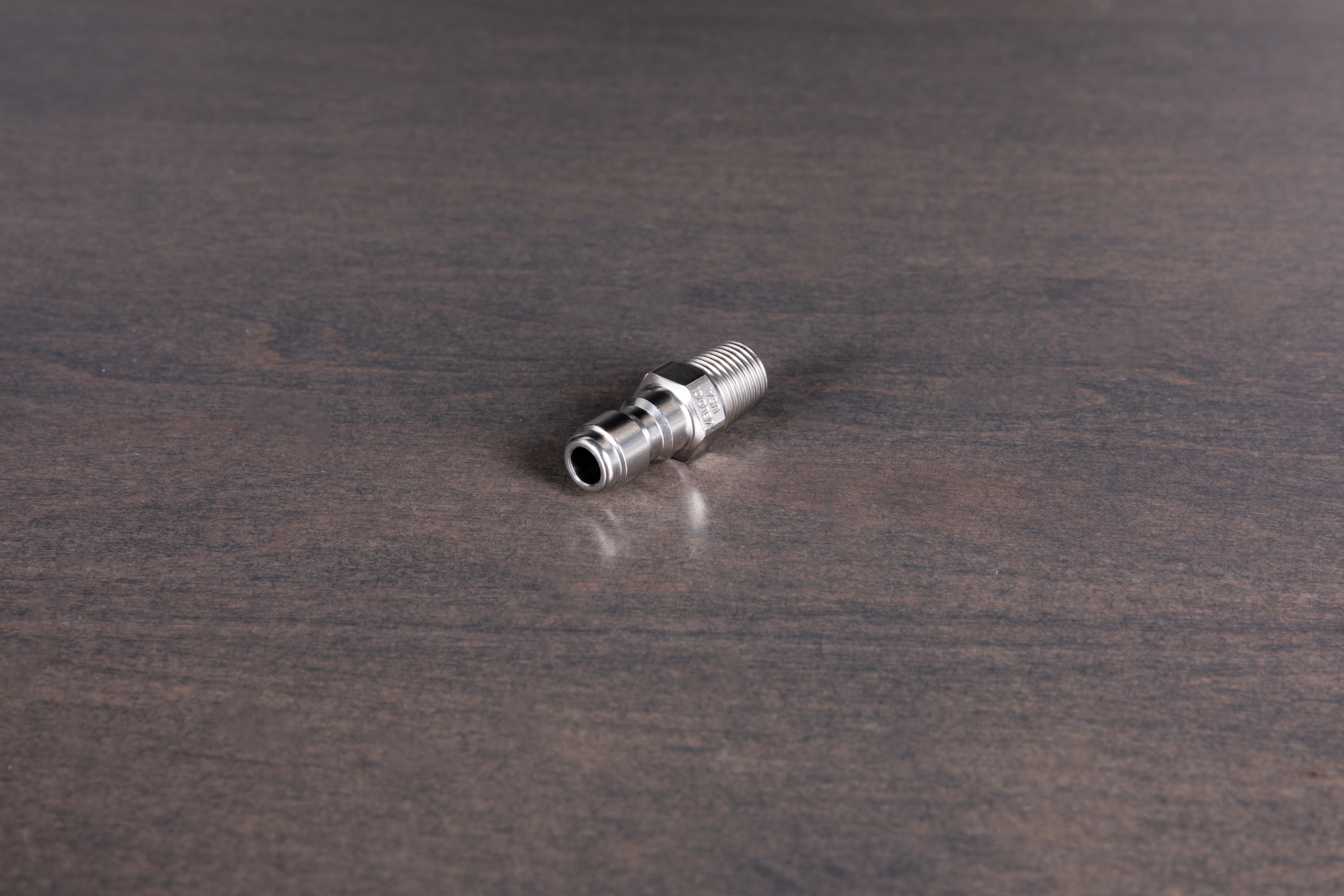 PRIMA 1/4 Inch Stainless Steel Quick Connect (QC) Plug - Durable & Corrosion-Resistant for Hydraulic, Pneumatic, and Plumbing Systems
