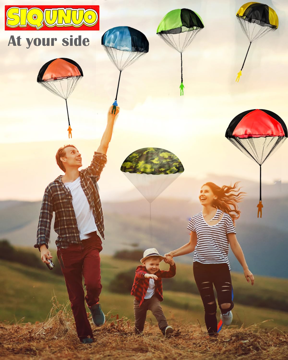 Best 6 Pack Tangle-Free Parachute Toys for Kids Ages 4-12 | Outdoor Play & Birthday Gifts | Fun Party Favors & Holiday Toy List 2024 Top Picks
