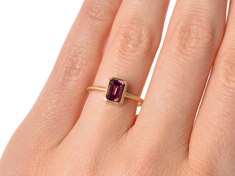 Pink Serenade Umbalite Garnet Ring – Elegant Gemstone Jewelry for Women | Perfect for Weddings, Anniversaries & Special Occasions