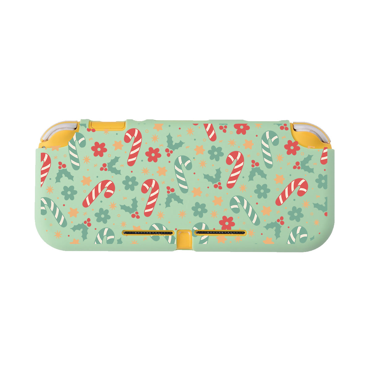 Candy Cane Lite Case for Nintendo Switch - Protective Cover for Nintendo Switch Lite - Perfect for Gaming, Travel, and Holiday Gifts