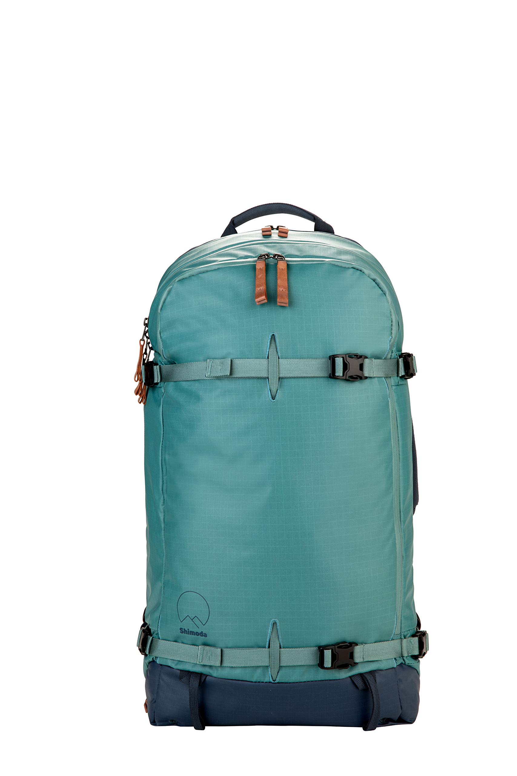 Shimoda Explore 40L Travel Backpack - Waterproof Hiking Backpack for Outdoor Adventures, Camping & Photography Gear (Sea Pine Green) - Durable Carry-On Backpack for Travelers & Photographers