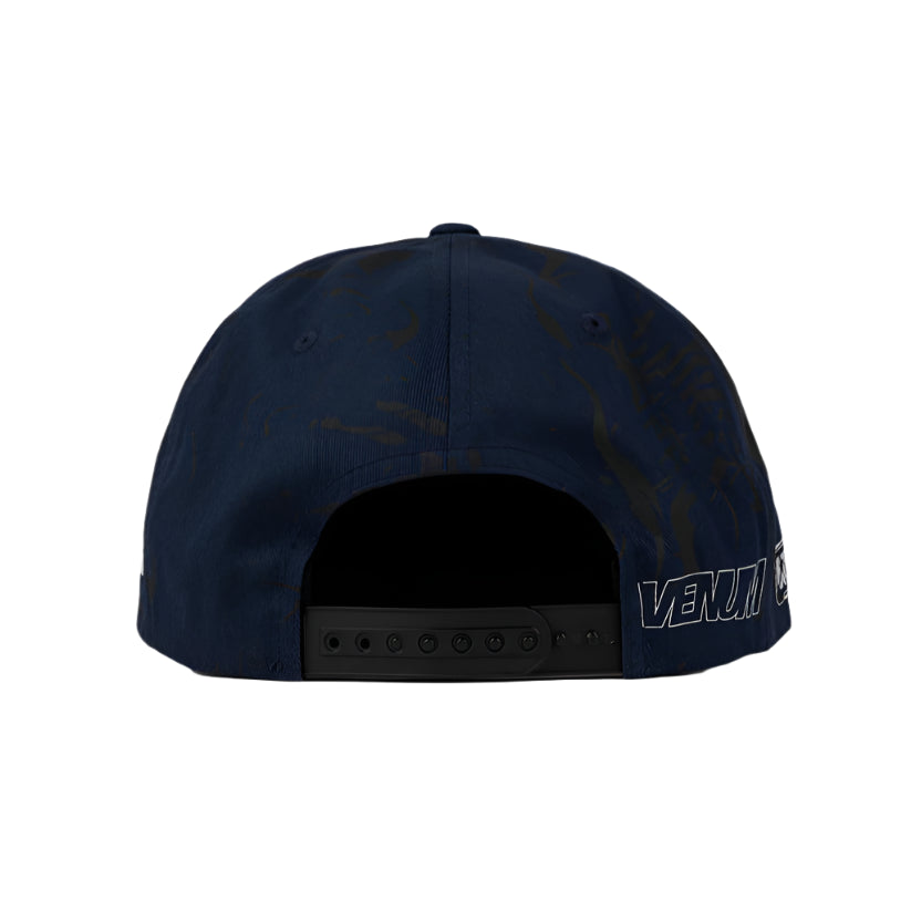 VENUM UFC Fusion Flat Bill Snapback Hat - Navy Blue & Black - MMA Training, Fighting, Streetwear Fashion