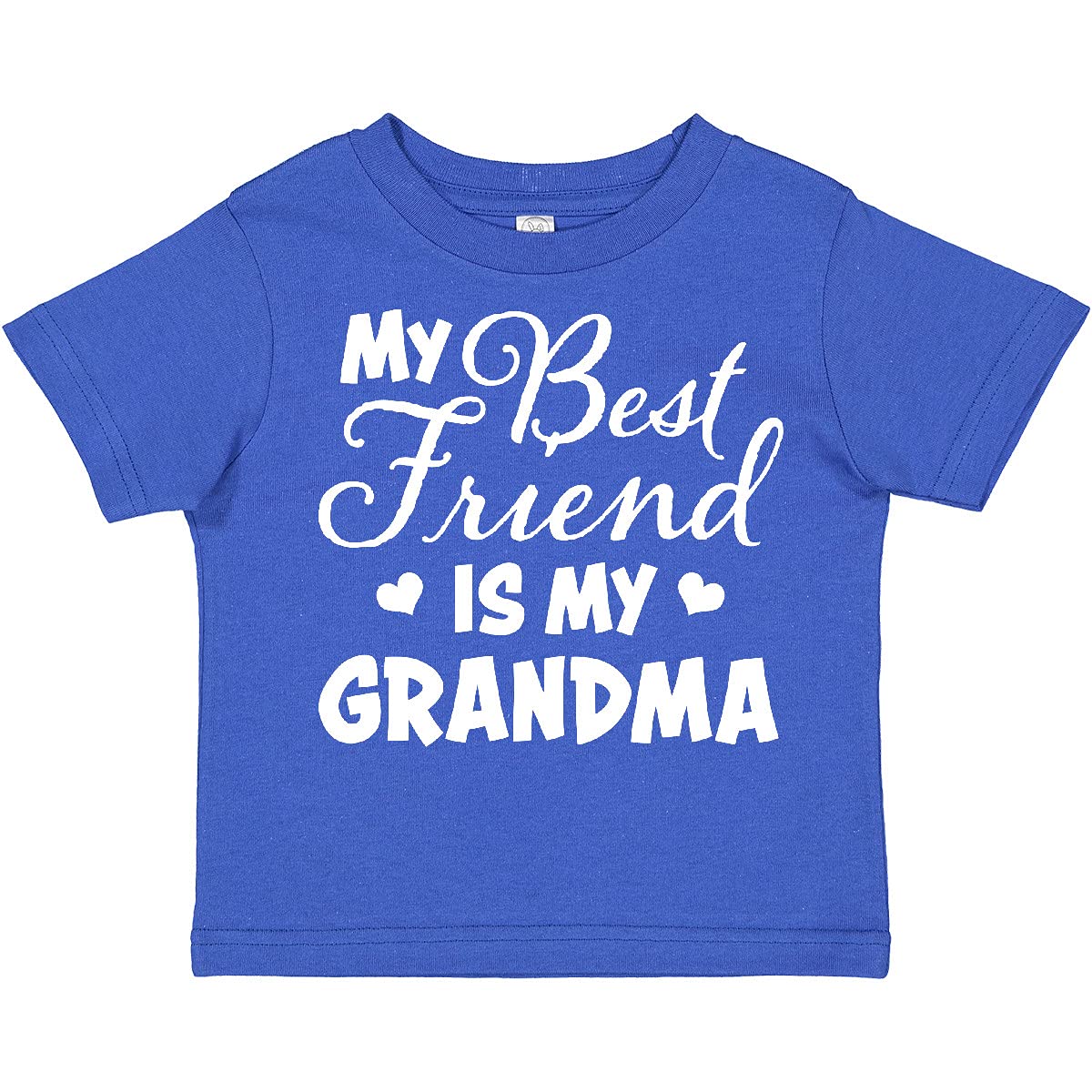 My Best Friend is My Grandma with Hearts Toddler T-Shirt - Perfect for Family Gatherings & Playdates