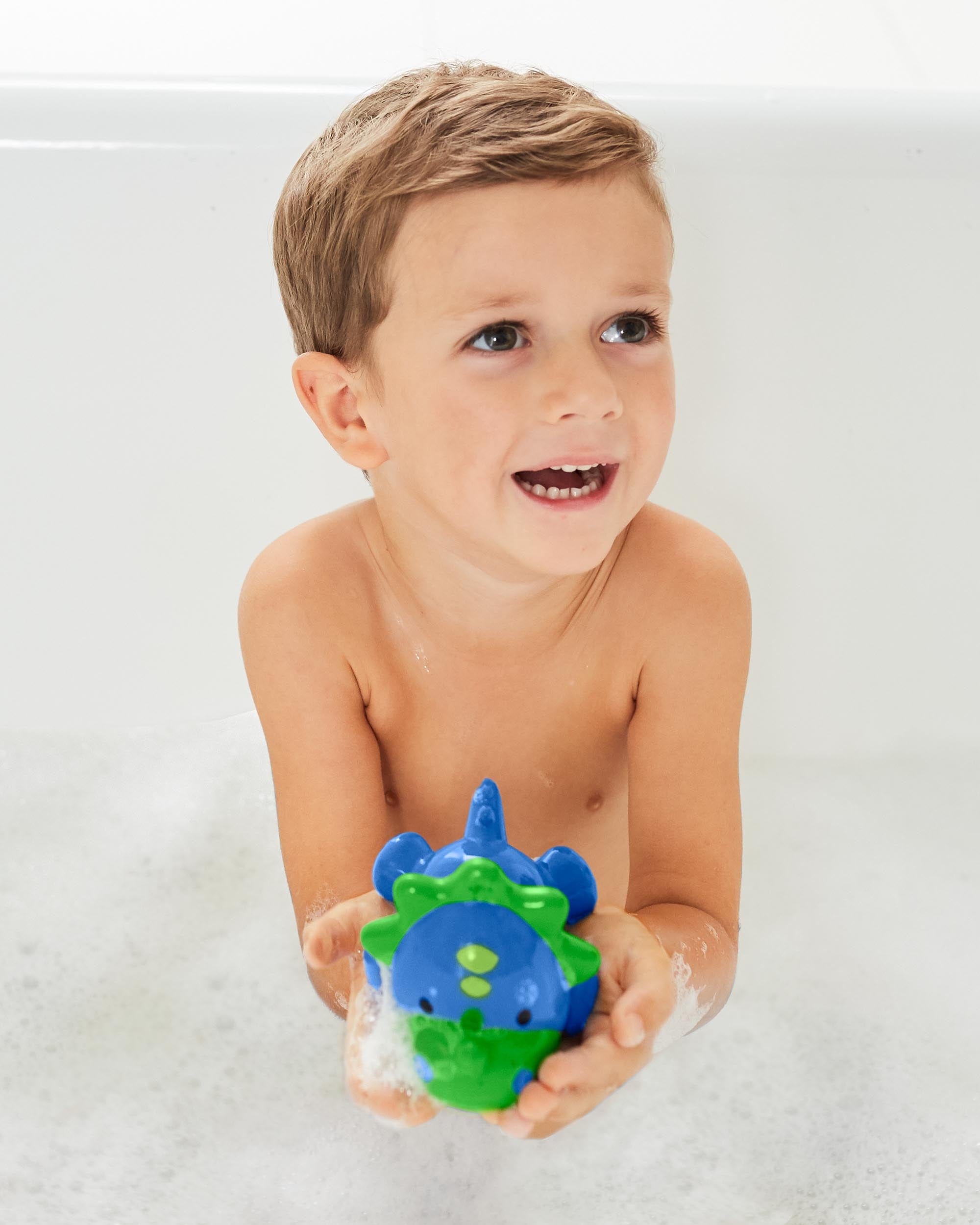 Skip Hop Zoo Light Up Bath Toys for Toddlers - Fun & Safe Bathtime Animal Toys with LED Lights - Perfect for Baby Bath Time, Sensory Play & Learning