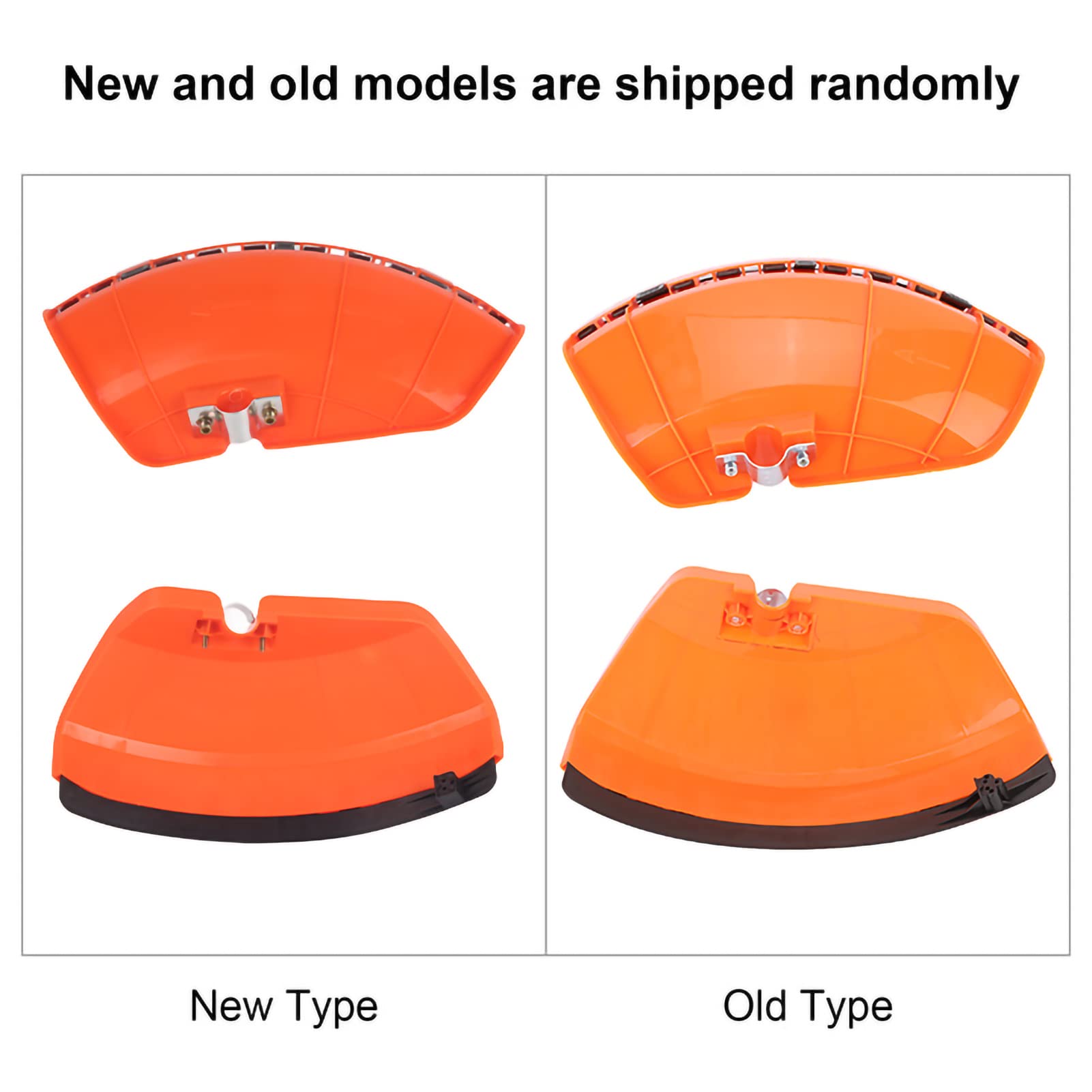 TOPINCN Universal Brush Cutter Guard - Lightweight Plastic Lawn Mower Blade Protector Cover for 26mm/28mm Shaft Diameter | Durable Weed Trimmer Accessory for Yard Maintenance & Landscaping